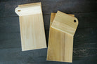Maple vertical cutting board from Five Oaks Farm, showcasing smooth surface and sturdy design for kitchen prep.