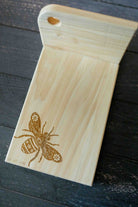 Maple vertical cutting board by Five Oaks Farm, showcasing a sleek, sturdy wooden surface ideal for food prep.