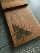 Maple vertical cutting board from Five Oaks Farm with natural wood grain and sturdy design for kitchen use