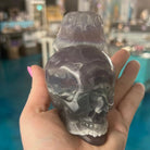 Fluorite Eagle & Skull Totem Carving - Practical Magic Store