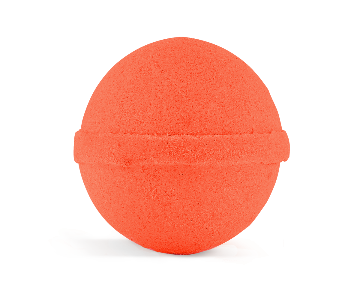 Fragrant Jewels Crackling Campfire bath bomb, spherical bath bomb with crackling effects and warm, earthy scent for relaxing baths.
