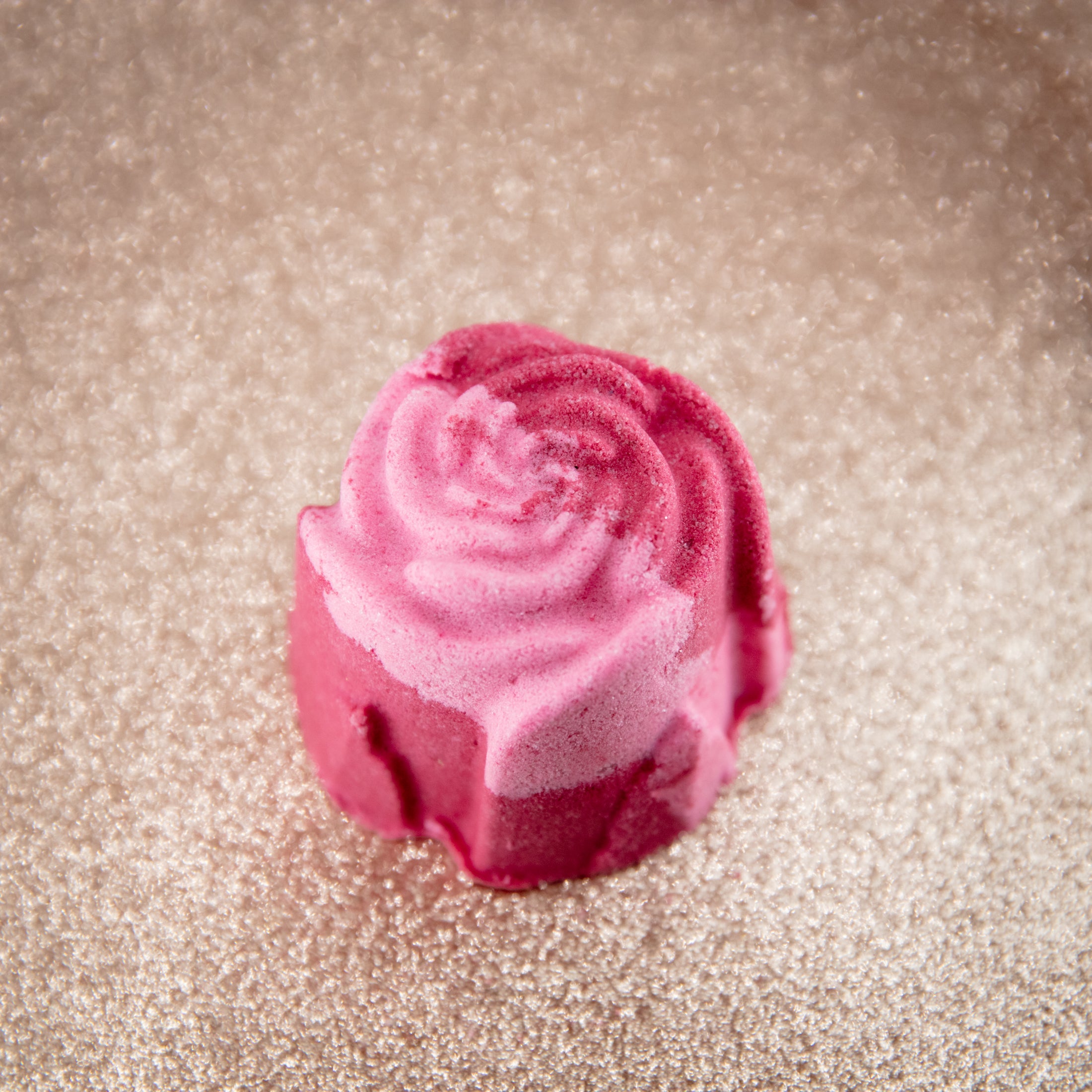 Fresh Cut Rose Bath Bomb by Fragrant Jewels, a colorful bath bomb with rose scent and floral design for relaxing baths.
