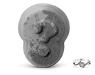 Fragrant Jewels Surprise Bath Bomb with Rhodium Plating, colorful and spherical bath bomb for relaxing bath experience.