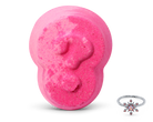 Fragrant Jewels Surprise Bath Bomb, colorful round bath bomb with rhodium plating, designed for relaxing baths.