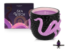 Sea Witch Jewel Candle by Fragrant Jewels, ceramic pendant with rhodium plating featuring a mystical sea-themed design.