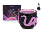 Sea Witch Jewel Candle by Fragrant Jewels, ceramic pendant with rhodium plating, featuring a mystical sea-inspired design.