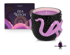 Sea Witch Jewel Candle by Fragrant Jewels, ceramic pendant with rhodium plating, featuring a mystical sea witch design.