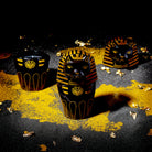 Fragrant Jewels Bastet Cat Jewel Candle in ceramic, with a rhodium-plated ring, featuring a decorative cat design and gemstone accents.