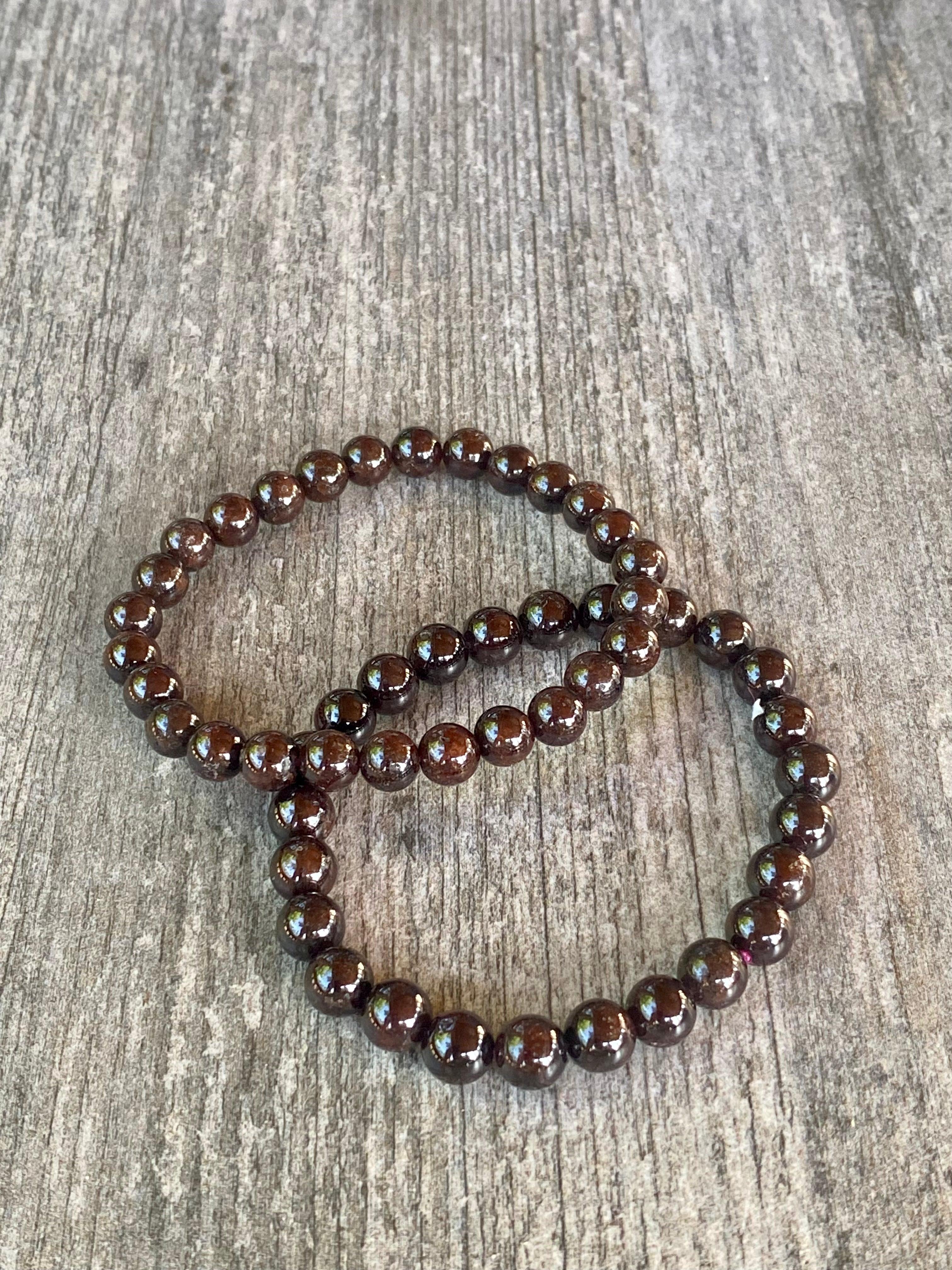 Garnet Bracelet (7-8 mm) - Practical Magic Store