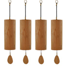 Aqua Koshi Chimes by Gongs Unlimited, showcasing a sleek chime with a vibrant aqua finish and wooden striker, designed for soothing sound.