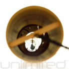 Aqua Koshi Chimes by Gongs Unlimited, featuring sleek metal tubes with a calming design, hanging from a wooden frame.