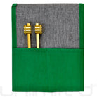 Weighted 432 Hz tuning fork with activator from Gongs Unlimited, used for sound healing and vibrational therapy.