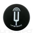 Weighted Unlimited 7 Chakra Tuning Fork Set with Activator by Gongs Unlimited, featuring seven colorful tuning forks for chakra balancing.