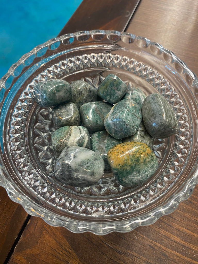 Green Jade Tumbled Stone - Practical Magic Store