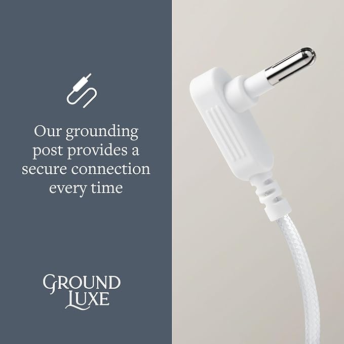 15-foot GroundLuxe grounding cord, universal replacement cable for grounding and electrical safety purposes.
