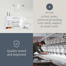GroundLuxe fitted grounding sheet in dark gray organic cotton, king size 80x76 inches, showing the smooth fabric and fitted edges.