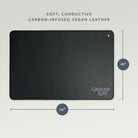 Medium GroundLuxe universal grounding mat, 16x24 inches, with conductive surface for grounding and skin contact.