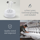 Medium GroundLuxe universal grounding mat, 16x24 inches, with conductive surface for grounding and skin contact.