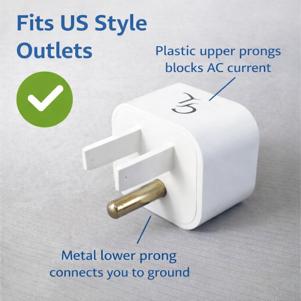 Medium GroundLuxe Universal Grounding Mat, 16x24 inches, with conductive surface for grounding and electronic device connection.