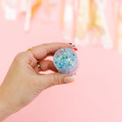 Blue hair glitter headband by Gussy Up Bow Co. featuring sparkling glitter design on a stylish headband.