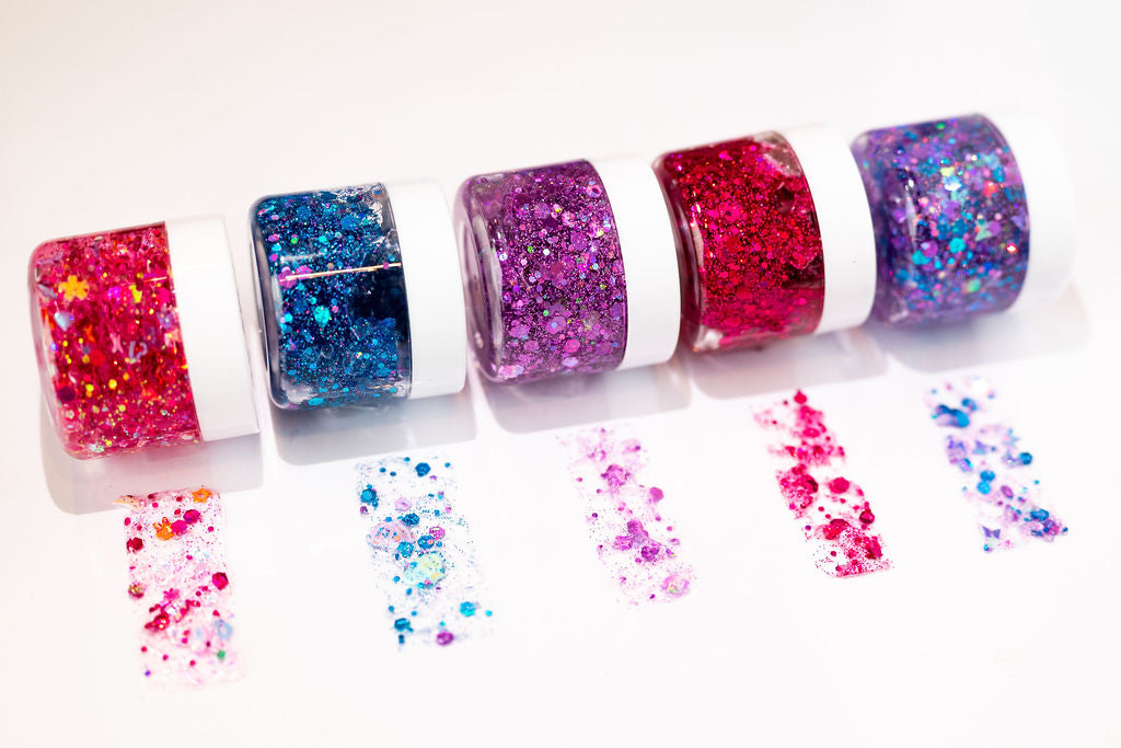 Butterfly Hair Glitter headband by Gussy Up Bow Co. featuring shimmering glitter accents and a butterfly design for festive styling.