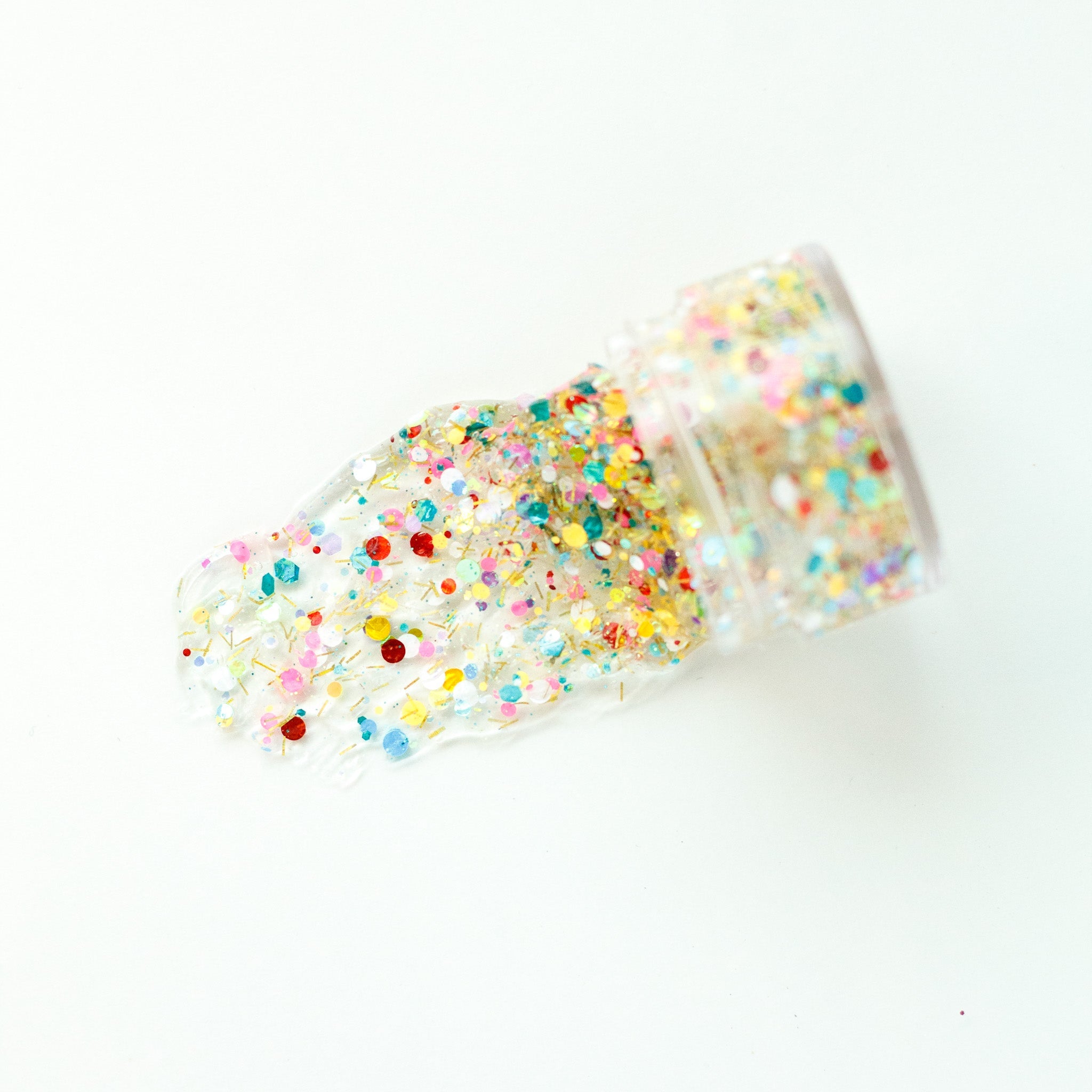 Gussy Up Bow Co. End of the Rainbow Hair Glitter headband with colorful glitter accents for kids and adults.