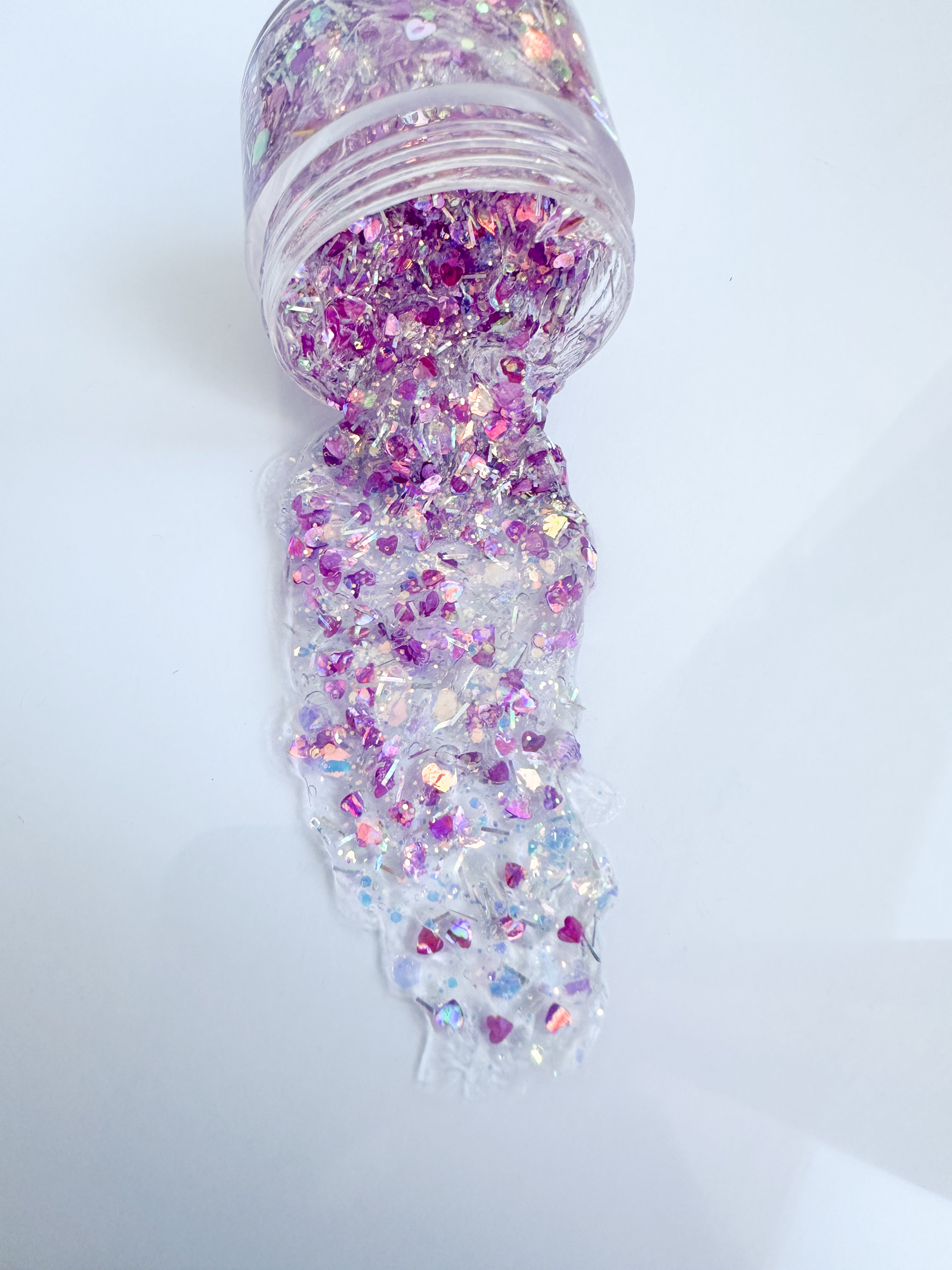 Lavender Love Hair Glitter headband by Gussy Up Bow Co. with sparkling lavender glitter and soft fabric band for a stylish look.