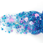 Gussy Up Bow Co. Mermaid Hair Glitter headband with shimmering mermaid-themed glitter accents for a fun, sparkly look.