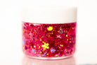 Multicolor hair glitter headbands by Gussy Up Bow Co. featuring shiny, vibrant glitter accents on stylish headbands.