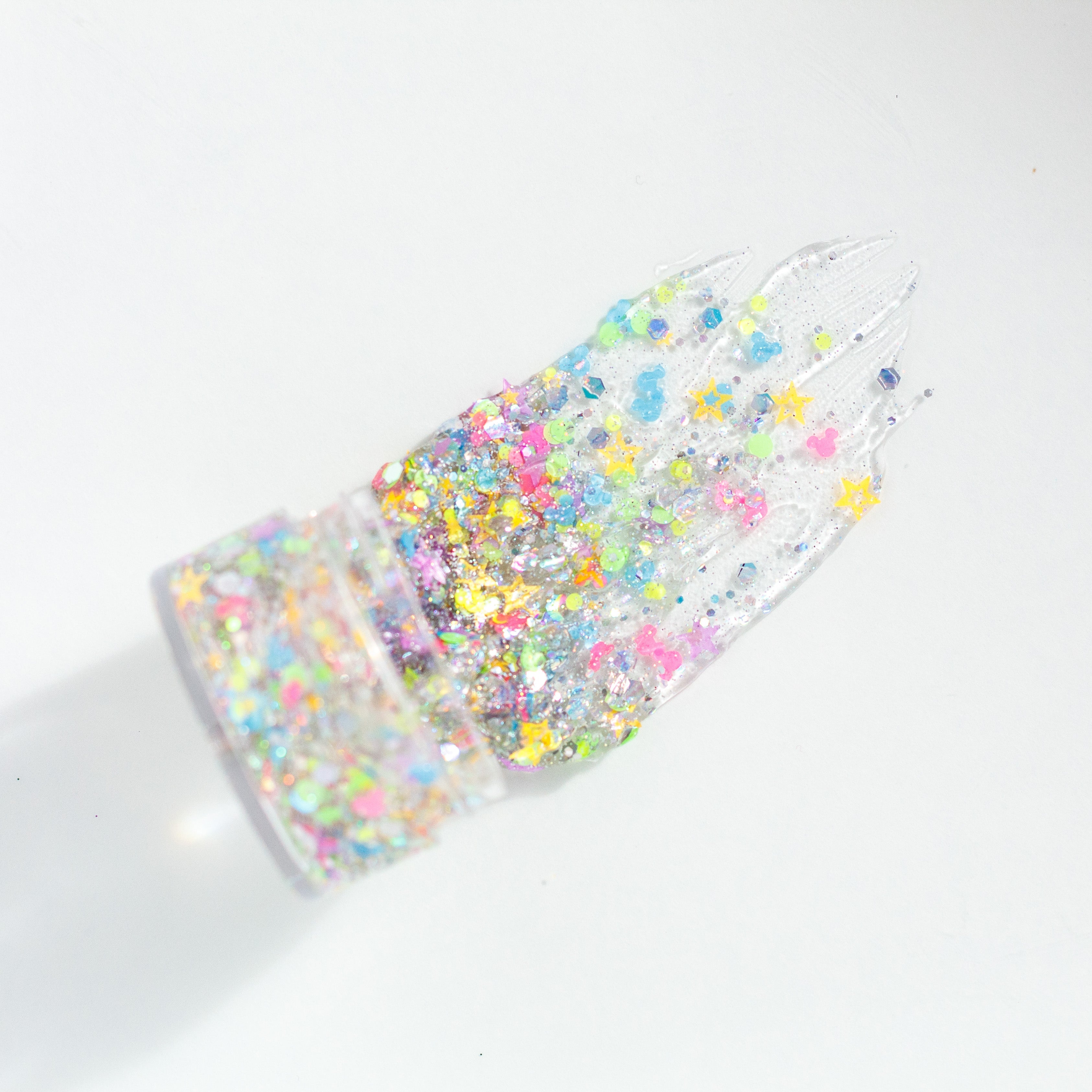 Gussy Up Bow Co. Pixie Dust Hair Glitter headband with sparkling glitter embellishments for a whimsical hairstyle.