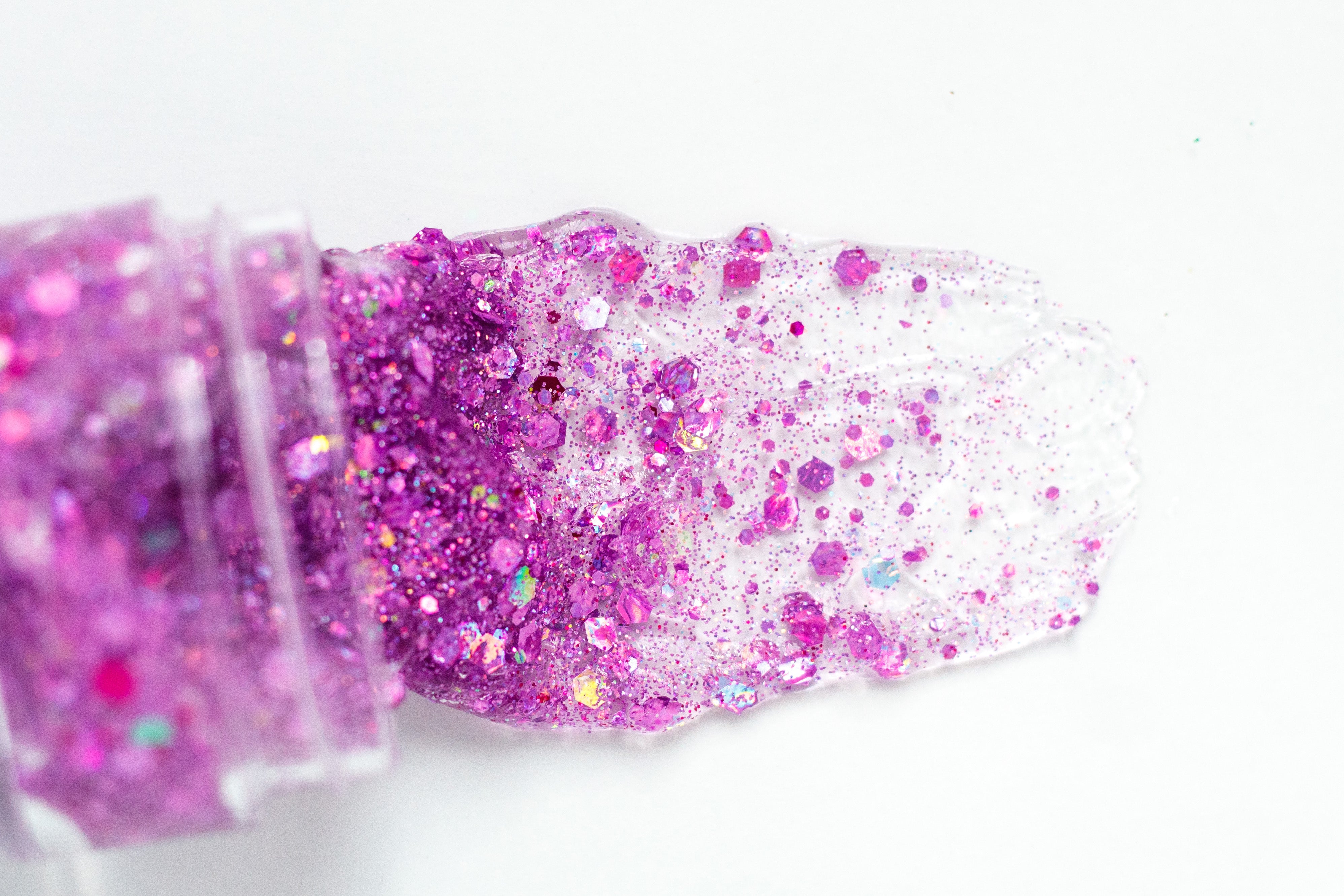 Purple hair glitter headband by Gussy Up Bow Co. featuring sparkly embellishments and a stylish design for hair accessory.