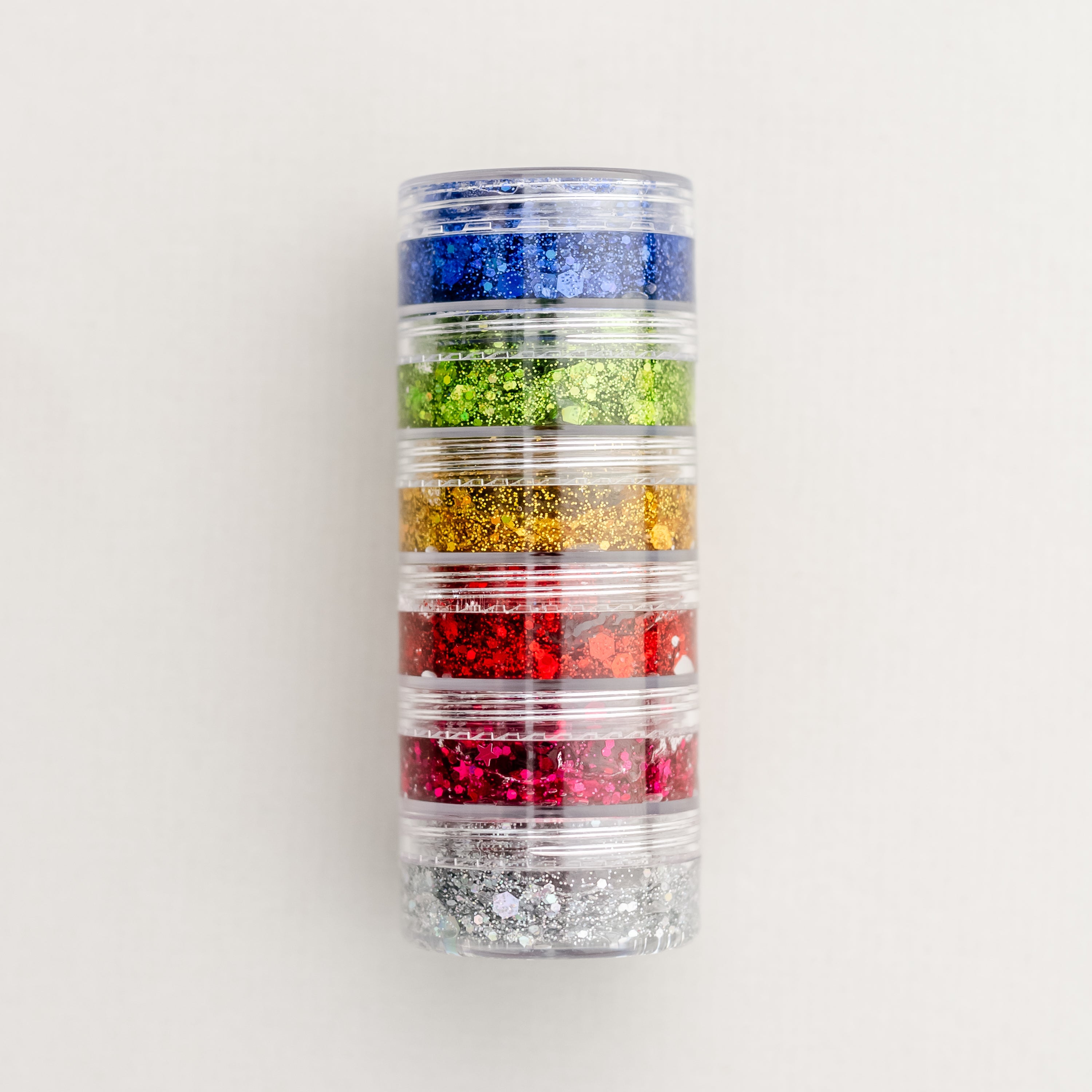 Rainbow Hair Glitter Stack headbands from Gussy Up Bow Co., featuring colorful glitter accents in the School is Cool Collection.