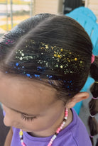 Rainbow Hair Glitter Stack headbands by Gussy Up Bow Co. featuring colorful glitter accents from the School is Cool Collection.