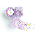 Spring Mouse Hair Glitter headband by Gussy Up Bow Co., featuring glittery mouse ears on a stylish headband.