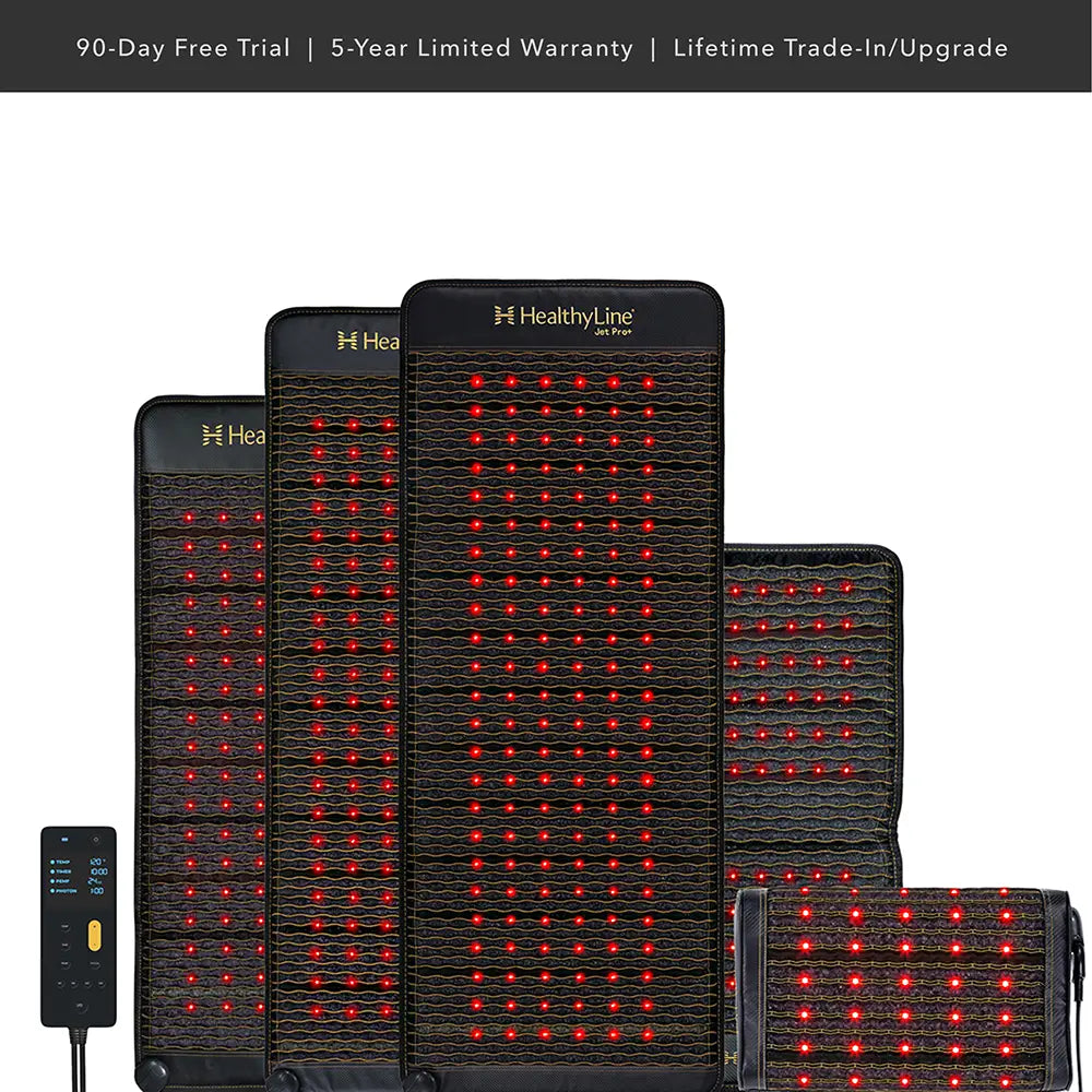 HealthyLine Jet Series PEMF Far Infrared Heating Mat, 72x24-inch heating pad with infrared and PEMF therapy features.