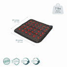 HealthyLine Jet Series PEMF Far Infrared Heating Mat, 72 x 24-inch heating pad with infrared therapy and PEMF technology.