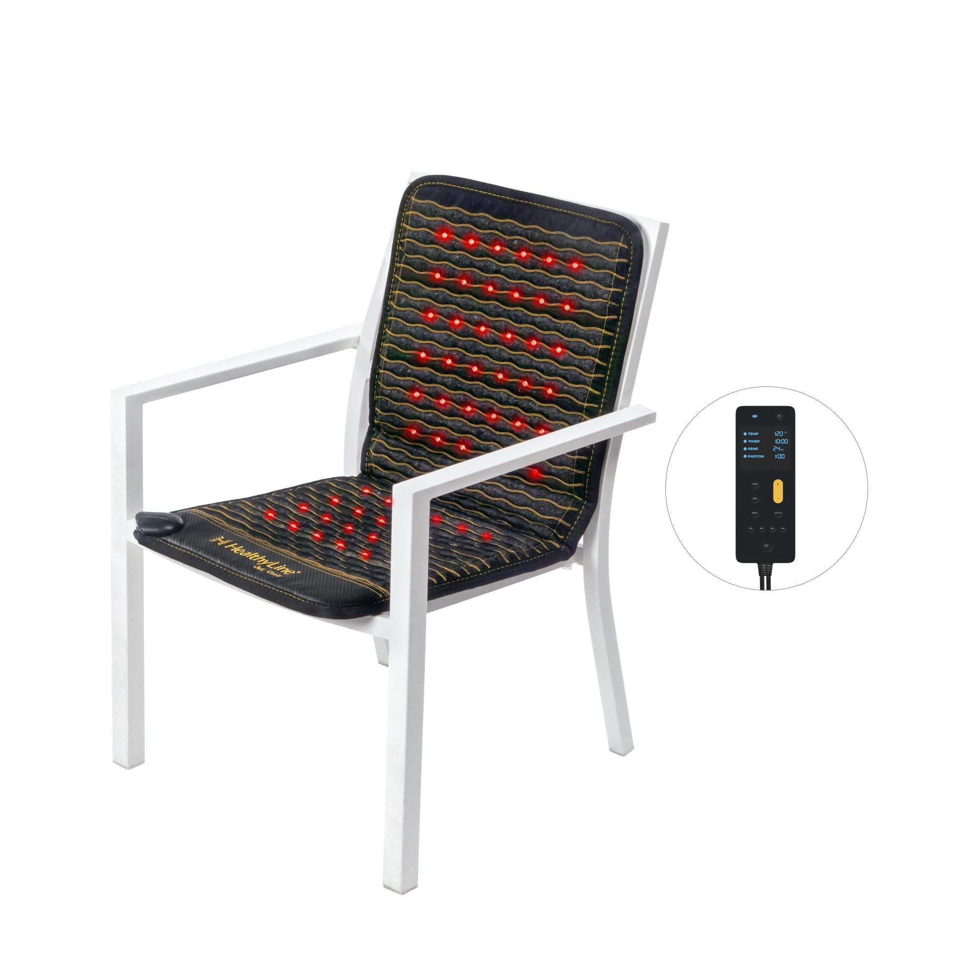 HealthyLine Jet Series PEMF Far Infrared Heating Pad, 72x24 inches, for soothing heat therapy and PEMF treatment.
