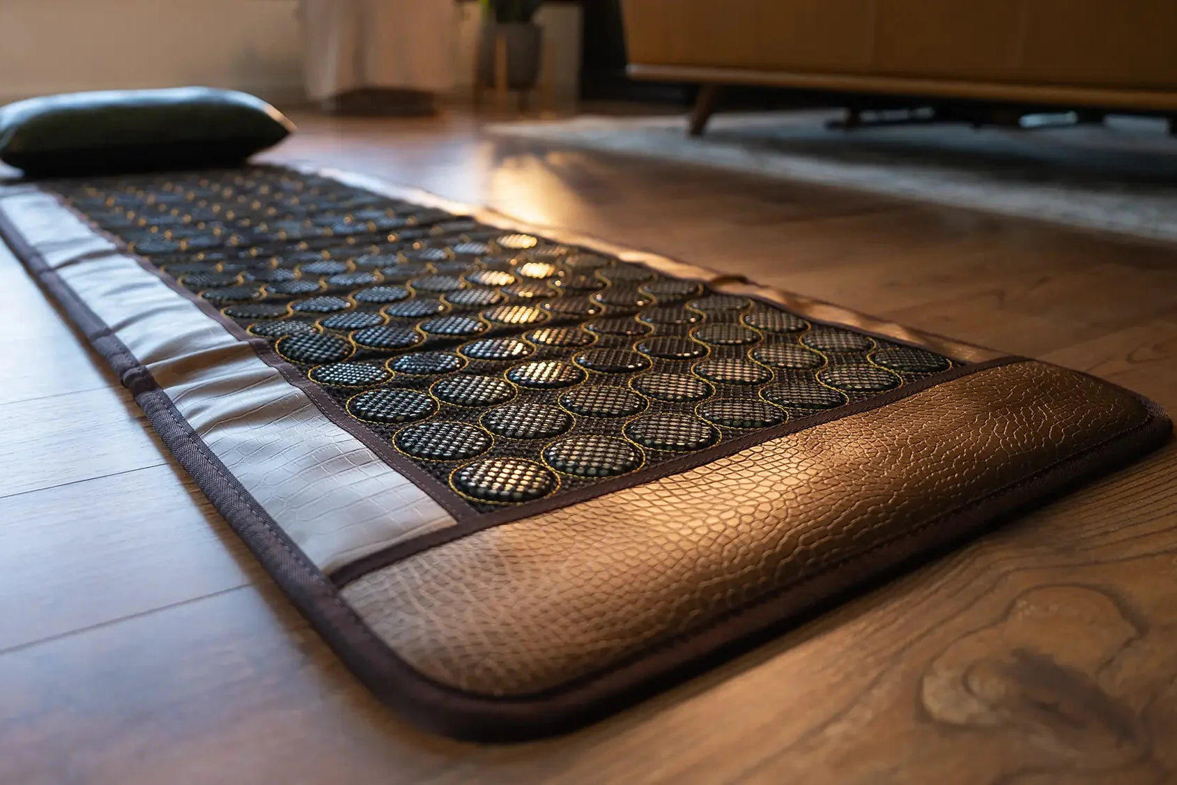 HealthyLine MESH Series Far Infrared Heating Pad, 72x24 inches, versatile heating mat for therapeutic warmth and relaxation.