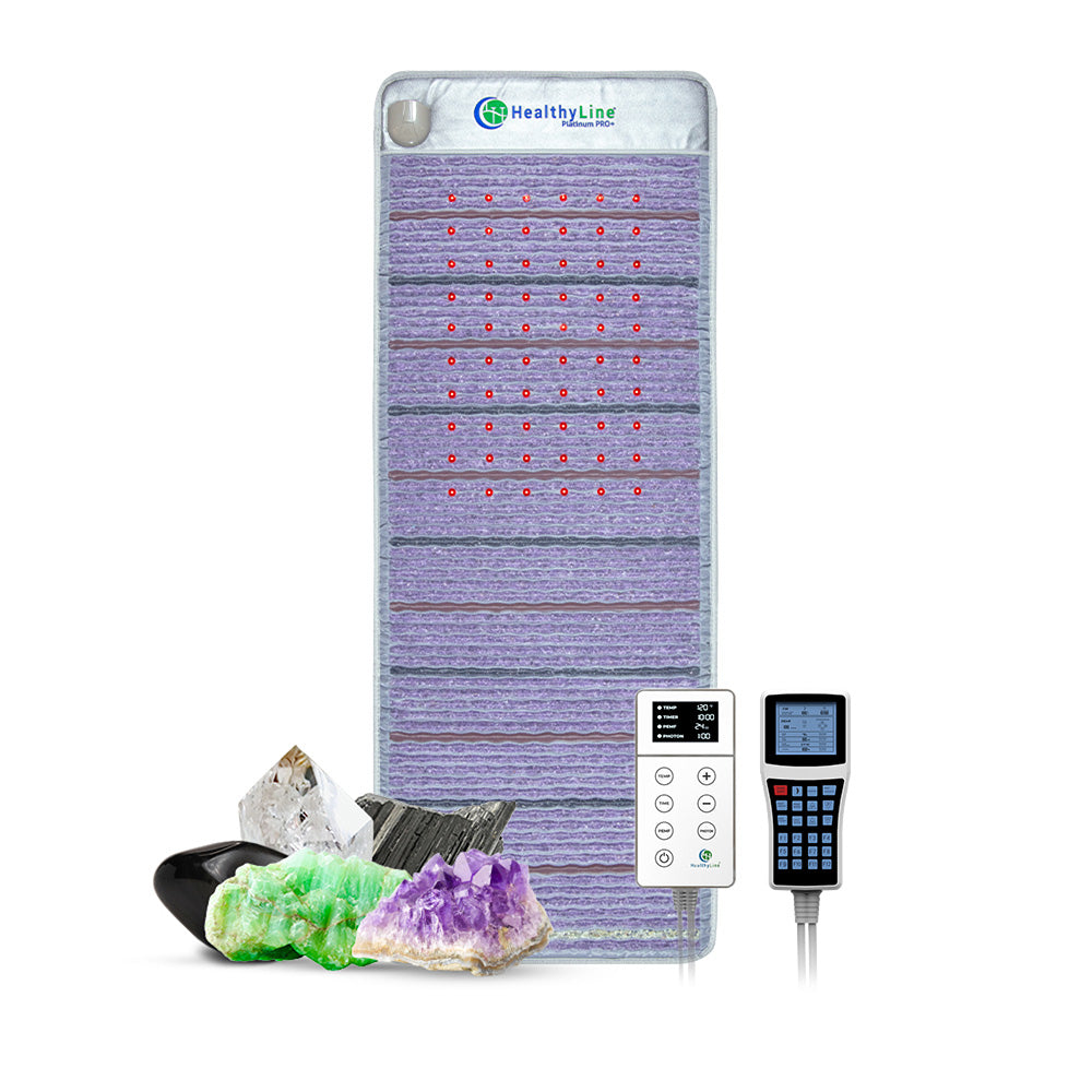 HealthyLine Platinum Series PEMF Far Infrared Heating Pad, 72x24-inch heating mat with advanced infrared and PEMF therapy features.