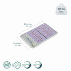 HealthyLine Platinum Series PEMF Far Infrared Heating Mat, 72x24-inch heating pad with infrared technology for soothing therapy.