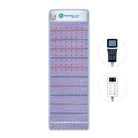 HealthyLine Platinum Series PEMF Far Infrared Heating Pad, 72x24 inches, black heating mat with digital control and plush surface.