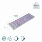 HealthyLine Platinum Series PEMF Far Infrared Heating Mat, 72x24-inch heating pad with far infrared therapy for pain relief.