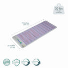 HealthyLine Platinum Series PEMF Far Infrared Heating Pad, 72x24 inches, electric heating mat with infrared therapy elements.