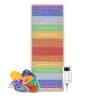 HealthyLine Rainbow Chakra Series PEMF Far Infrared Heating Pad, 74 x 28 inches, 3rd edition, for soothing heat therapy.
