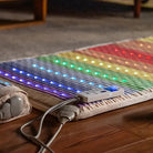 HealthyLine Rainbow Chakra Series PEMF Far Infrared Heating Pad, 74x28 inches, third edition, designed for soothing heat therapy.
