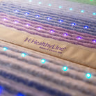 HealthyLine Rainbow Chakra Series PEMF Far Infrared Heating Pad, 74x28 inches, third edition, for pain relief and relaxation.