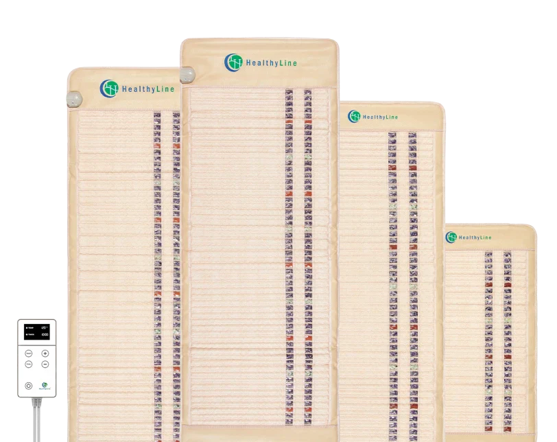 HealthyLine SOFT Series Far Infrared Heating Pad, 72x24 inches, soft heating mat for pain relief and relaxation.