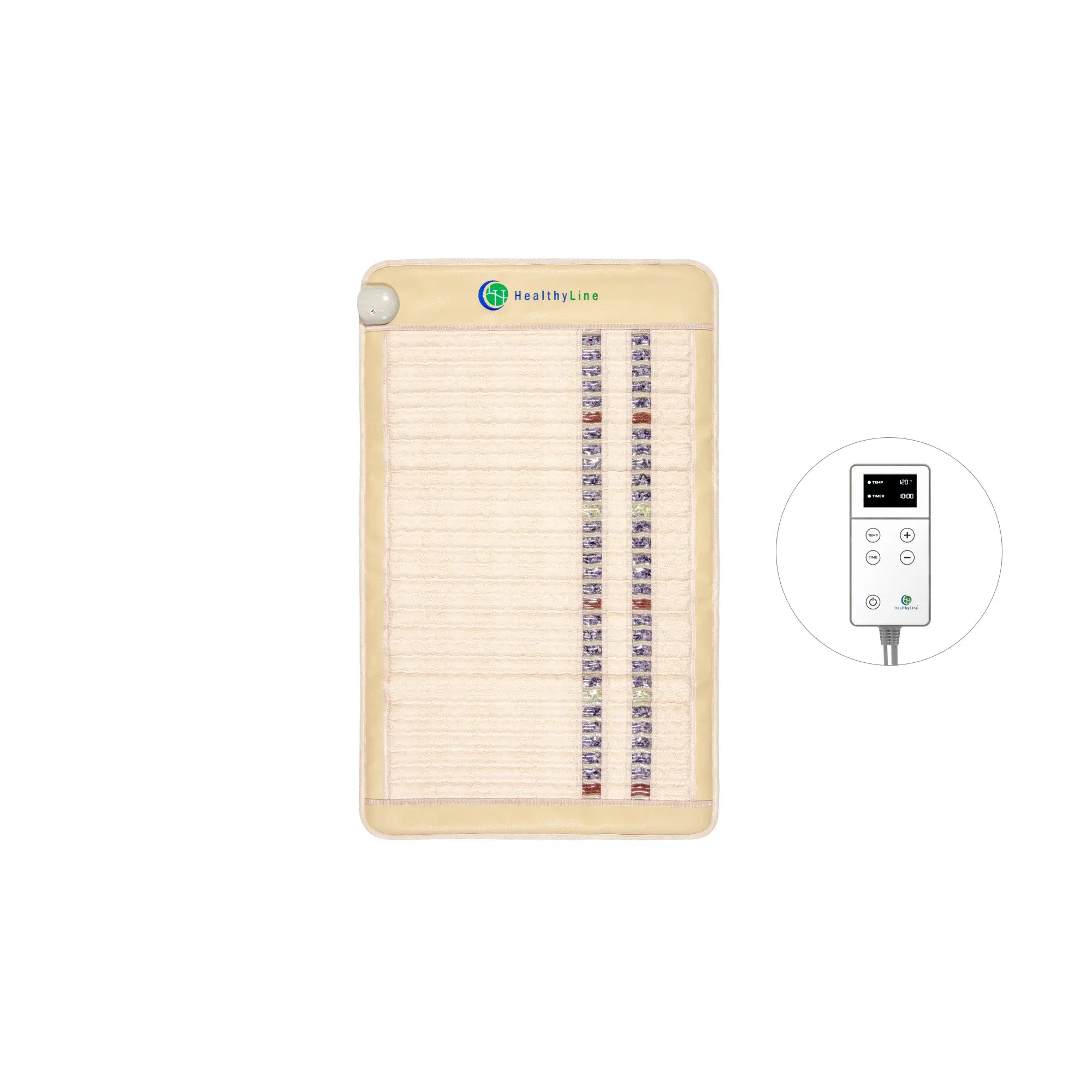 HealthyLine SOFT Series Far Infrared Heating Pad, 72x24 inches, soft heating mat for pain relief and relaxation.
