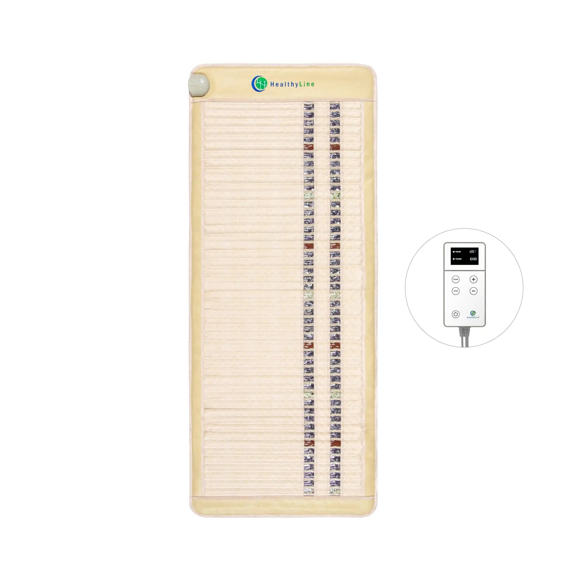 HealthyLine SOFT Series Far Infrared Heating Pad, 72 x 24 inches, soft mat designed for soothing heat therapy.