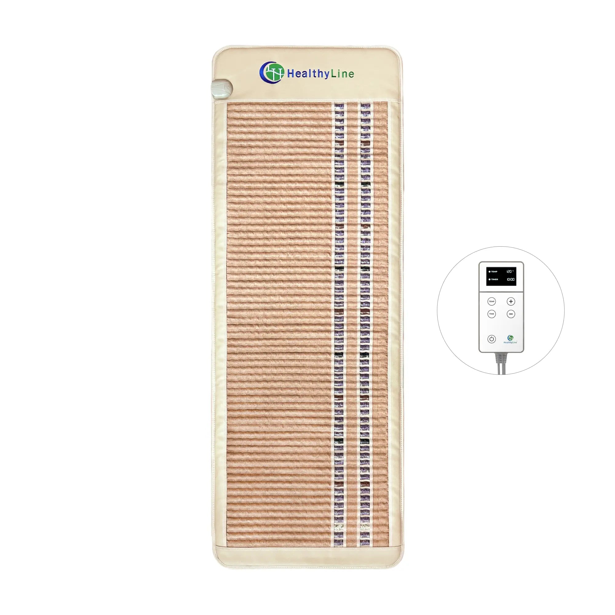 HealthyLine SOFT Series far infrared heating pad, 72x24 inch soft mat for pain relief and relaxation.